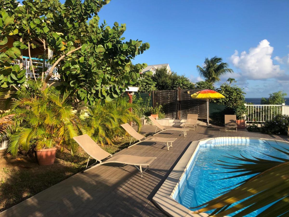 Mango Sea -Villa "Maracudja" Et Appartement "Jojoba" Avec Piscine & Vue Sur Les Iles Saint-Francois (Grande-Terre) Exterior foto