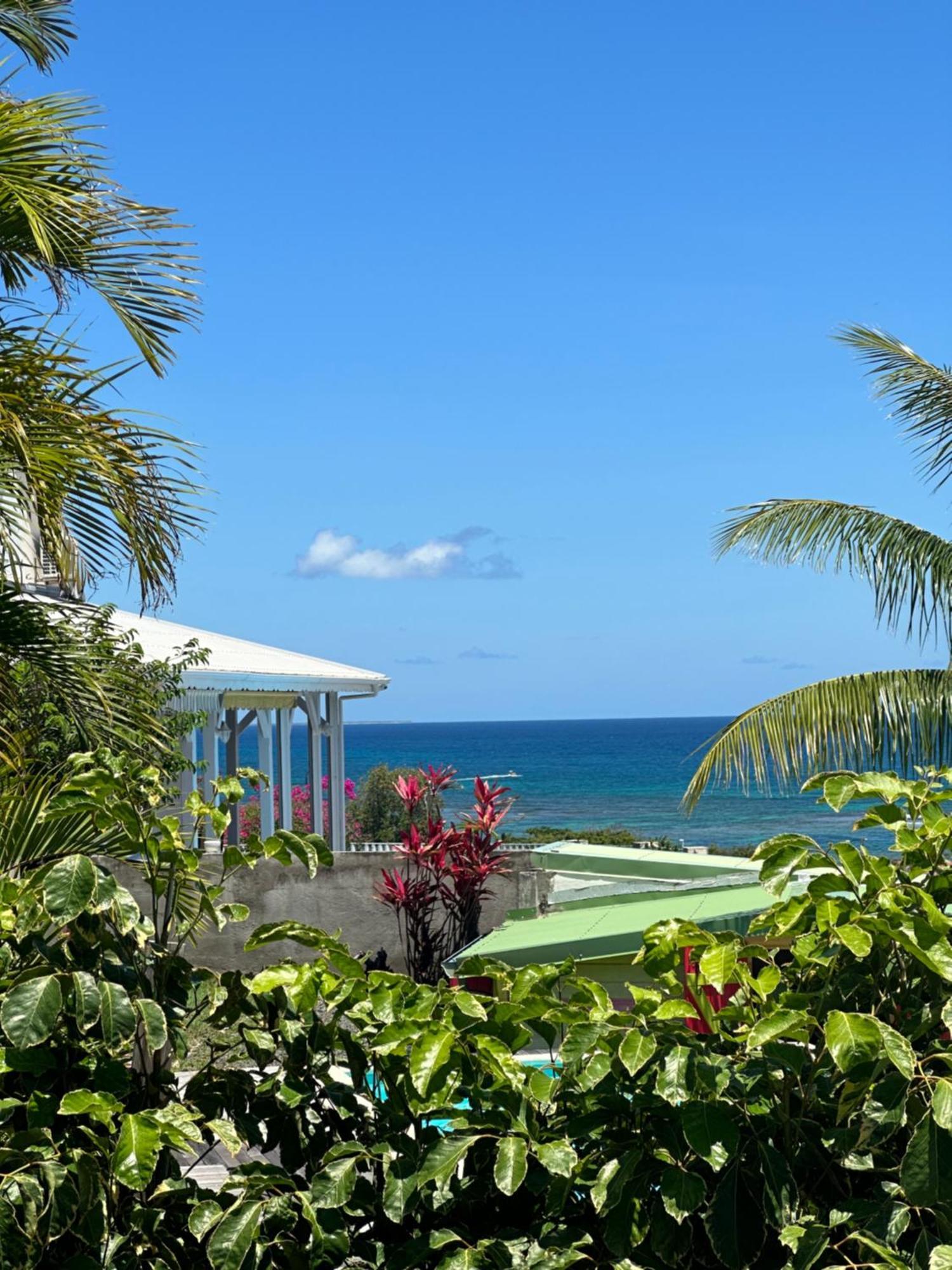 Mango Sea -Villa "Maracudja" Et Appartement "Jojoba" Avec Piscine & Vue Sur Les Iles Saint-Francois (Grande-Terre) Exterior foto