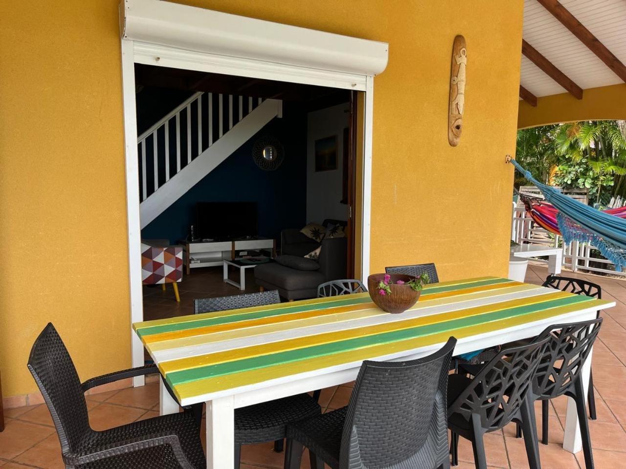 Mango Sea -Villa "Maracudja" Et Appartement "Jojoba" Avec Piscine & Vue Sur Les Iles Saint-Francois (Grande-Terre) Exterior foto