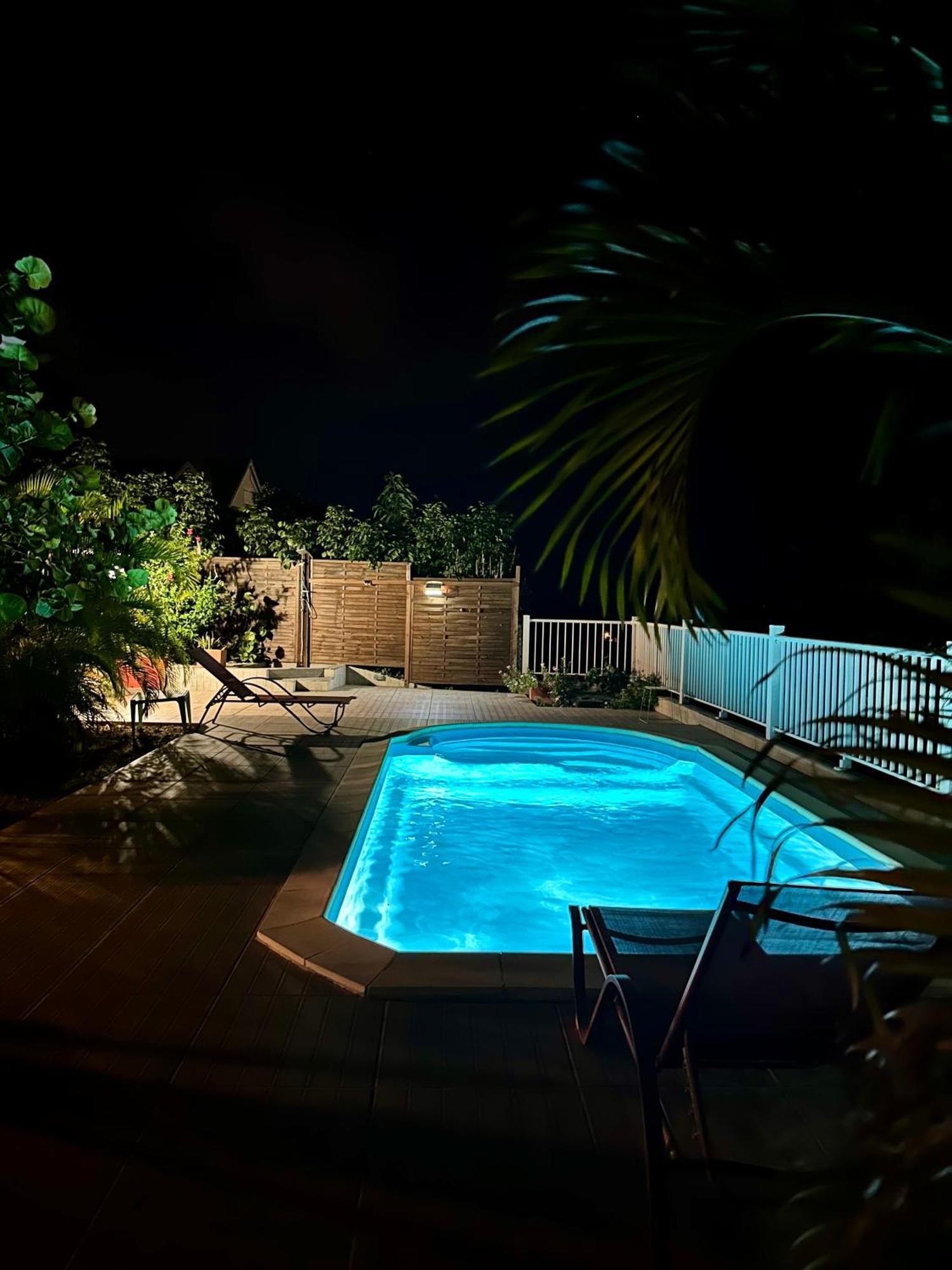 Mango Sea -Villa "Maracudja" Et Appartement "Jojoba" Avec Piscine & Vue Sur Les Iles Saint-Francois (Grande-Terre) Exterior foto